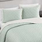 Bebejan 3 Piece Textured Quilted Coverlet Set