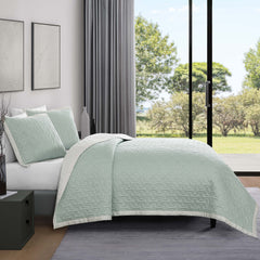 Bebejan 3 Piece Textured Quilted Coverlet Set