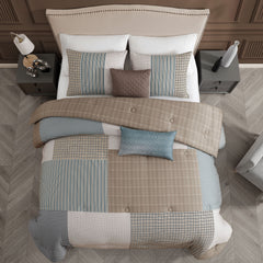 Bebejan Tranquil Patch 5 Piece Reversible Comforter Set