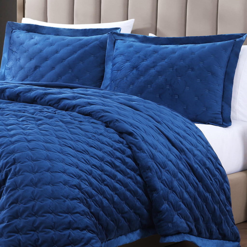 Bebejan 3 Piece Velvet Comforter Set