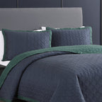 Bebejan 3 Piece Textured Quilted Coverlet Set