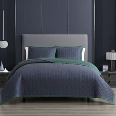 Bebejan 3 Piece Textured Quilted Coverlet Set