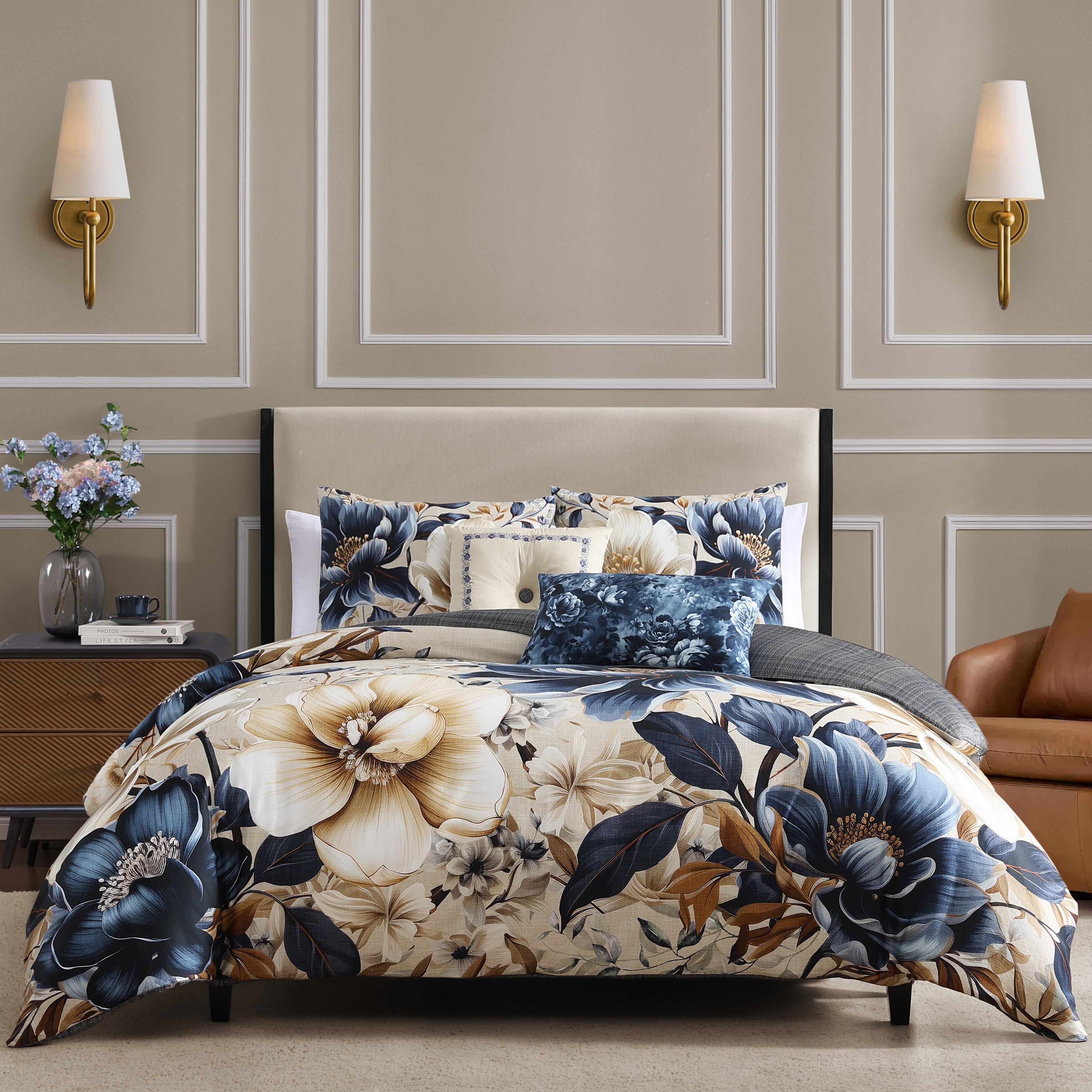 Bebejan English Manor 5 Piece Reversible Comforter Set