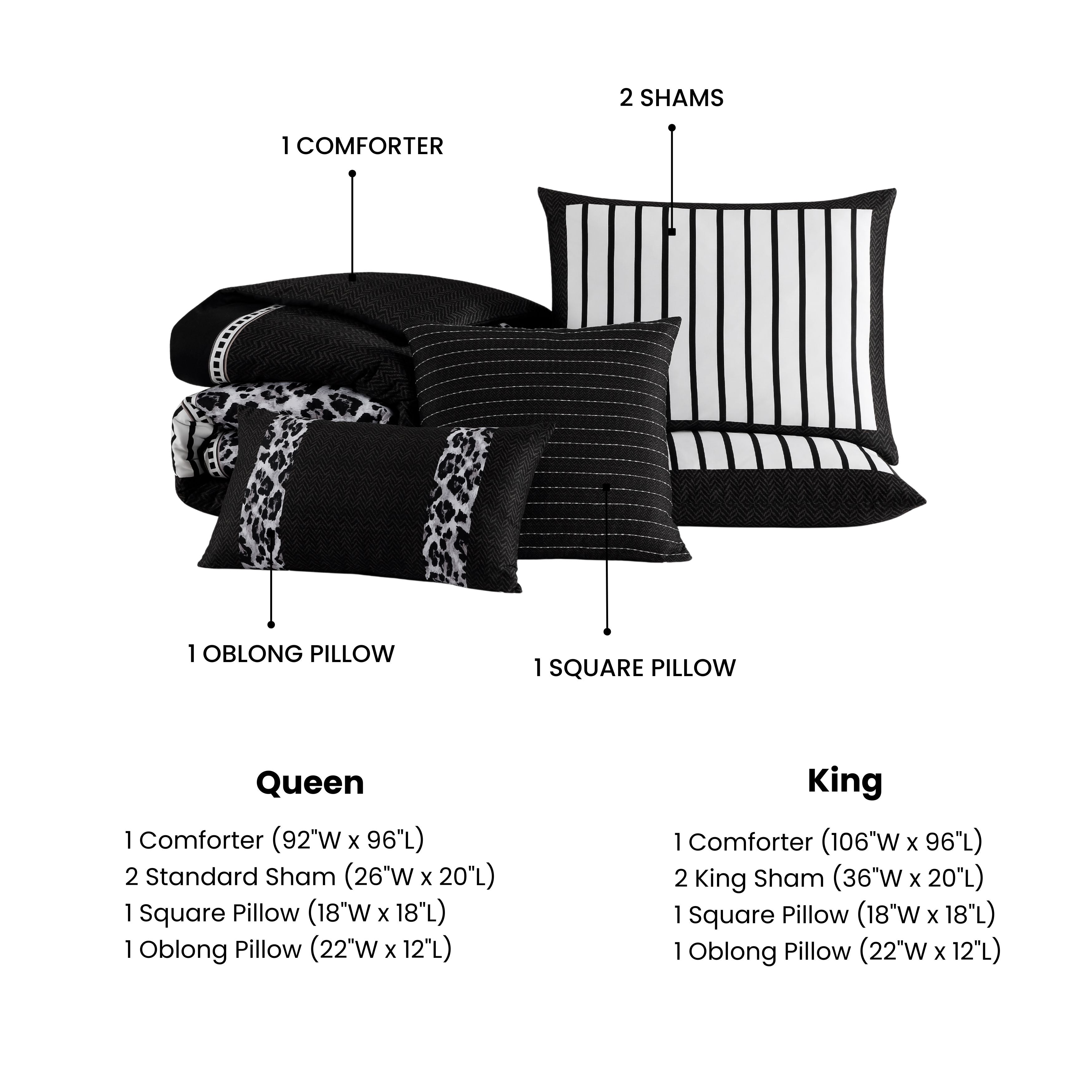 Bebejan Jaguar 5 Piece Reversible Comforter Set