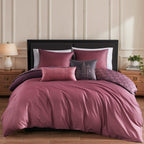 Bebejan Mauve Dreams 5 Piece Reversible Comforter Set