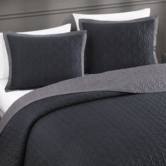 Bebejan 3 Piece Textured Quilted Coverlet Set