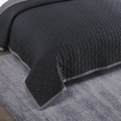 Bebejan 3 Piece Textured Quilted Coverlet Set