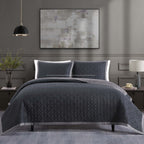 Bebejan 3 Piece Textured Quilted Coverlet Set