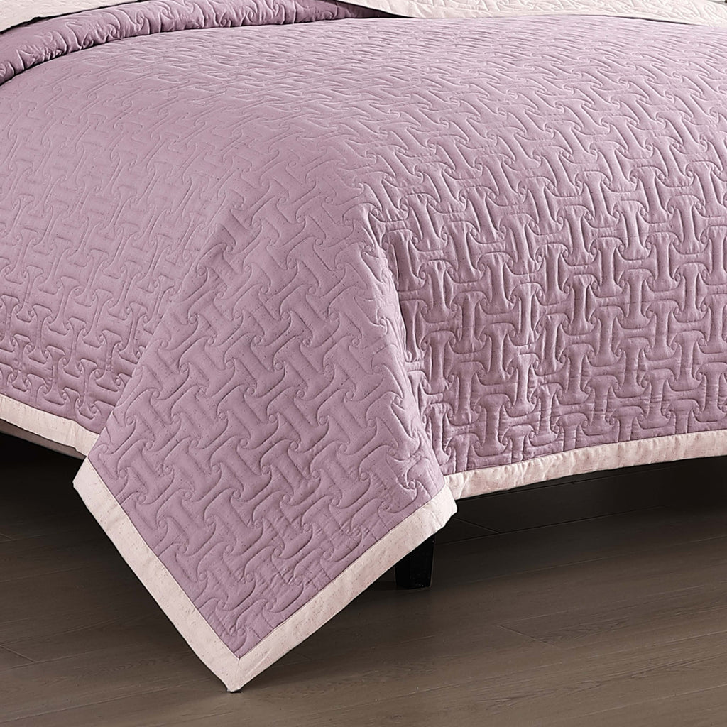 Bebejan 3 Piece Textured Quilted Coverlet Set