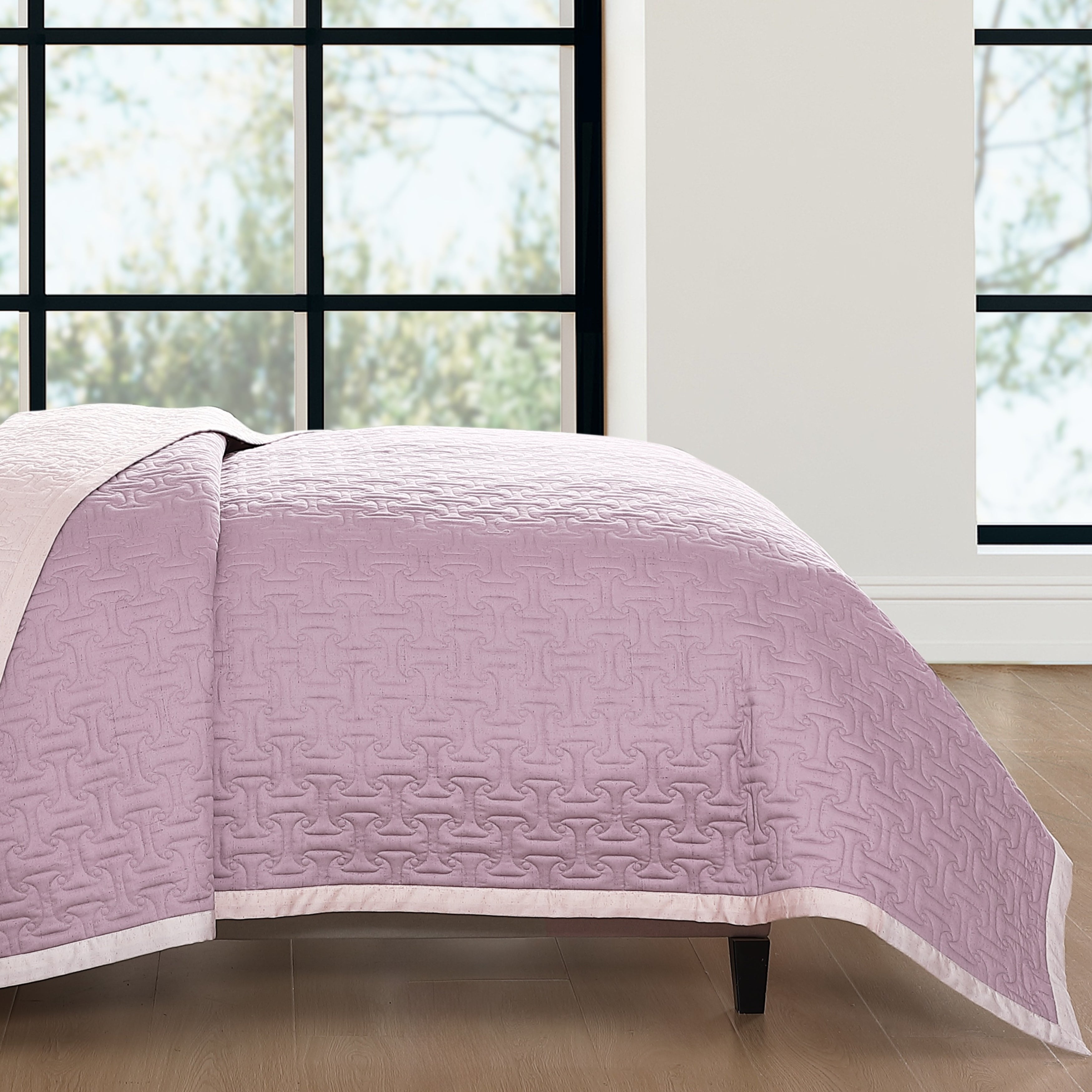 Bebejan 3 Piece Textured Quilted Coverlet Set