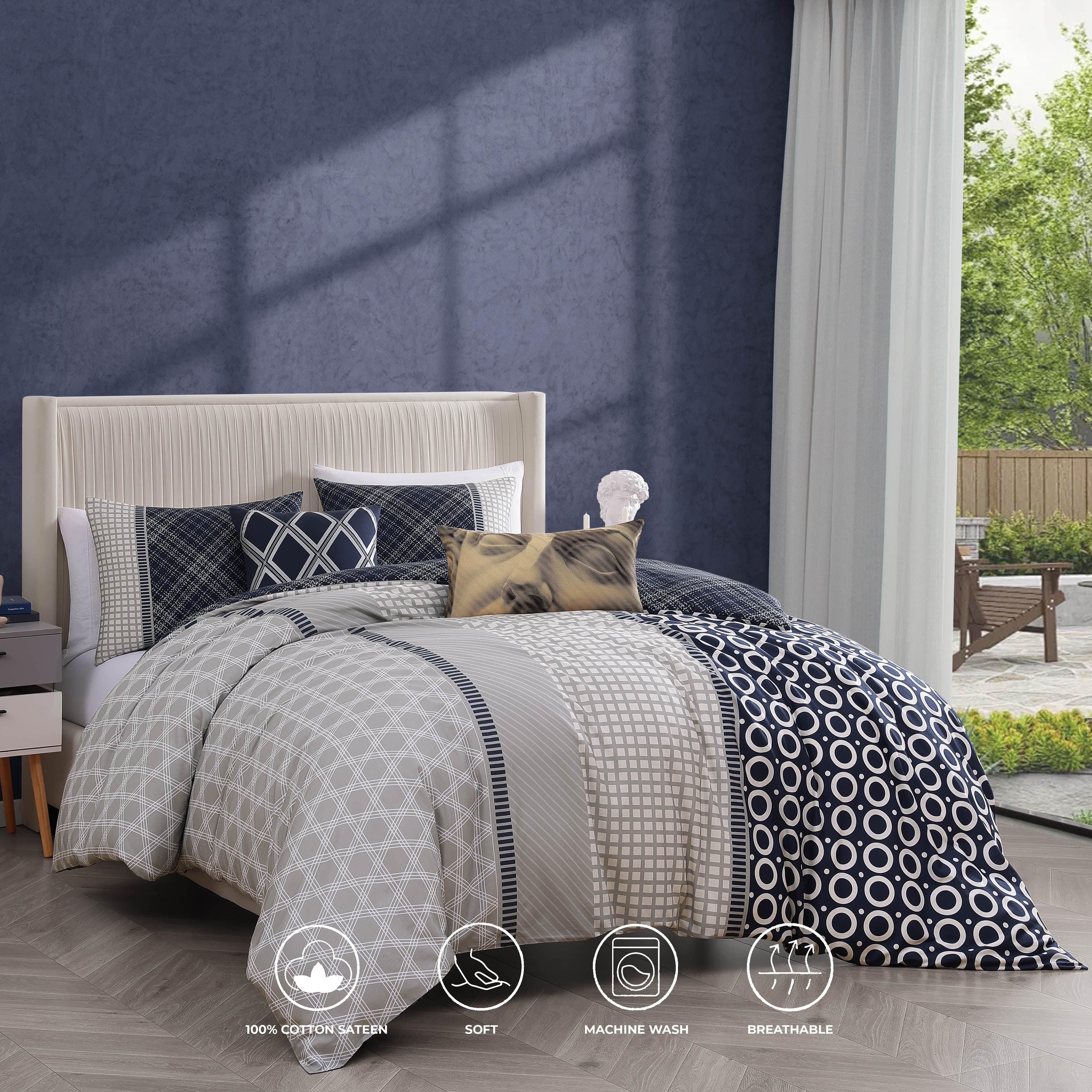 Bebejan Vertigeo 5 Piece Reversible Comforter Set