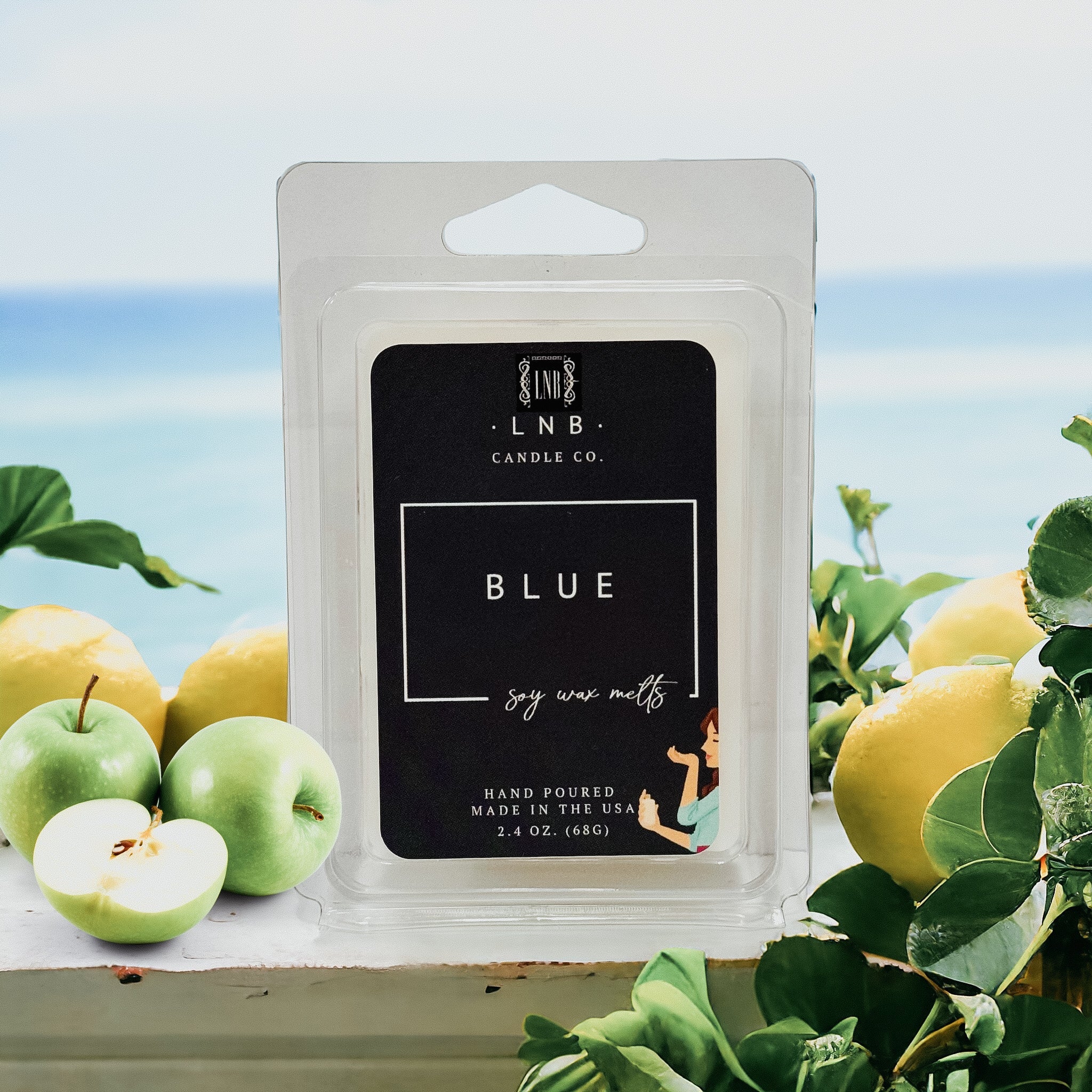 3 PACK Blue Wax Melt Scent Light Blue