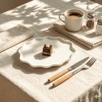 BosilunLife Bring Nature Inside Dinner Plate Recycled Eco-Clay 4-pcs set-2