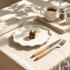 BosilunLife Bring Nature Inside Dinner Plate Recycled Eco-Clay 4-pcs set-2