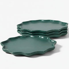 BosilunLife Bring Nature Inside Dinner Plate Recycled Eco-Clay 4-pcs set-1