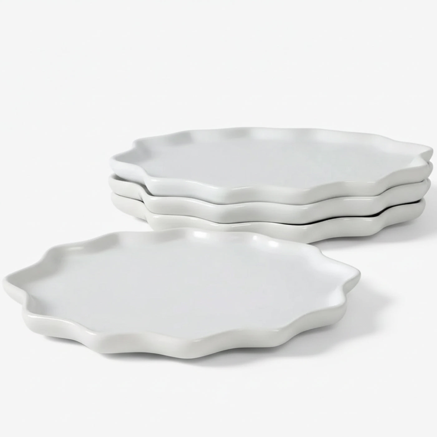 BosilunLife Bring Nature Inside Dinner Plate Recycled Eco-Clay 4-pcs set-0