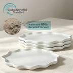 BosilunLife Bring Nature Inside Dinner Plate Recycled Eco-Clay 4-pcs set-3