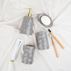 BosilunLife Bring Nature Inside Liquid Bathroom Set 4-Piece Recycled Eco-Clay-1