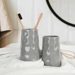 BosilunLife Bring Nature Inside Liquid Bathroom Set 4-Piece Recycled Eco-Clay-2