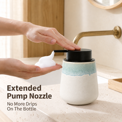 BosilunLife Nordic Bath Foaming Bathroom Set 3-Piece Recycled RebornClay™