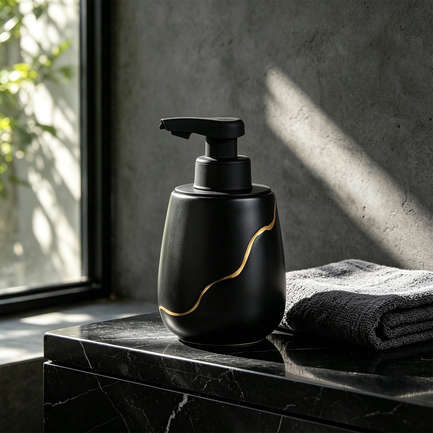 BosilunLife Nordic Garden Automatic Foaming Soap Dispenser 17 oz Recycled Eco-Clay-1