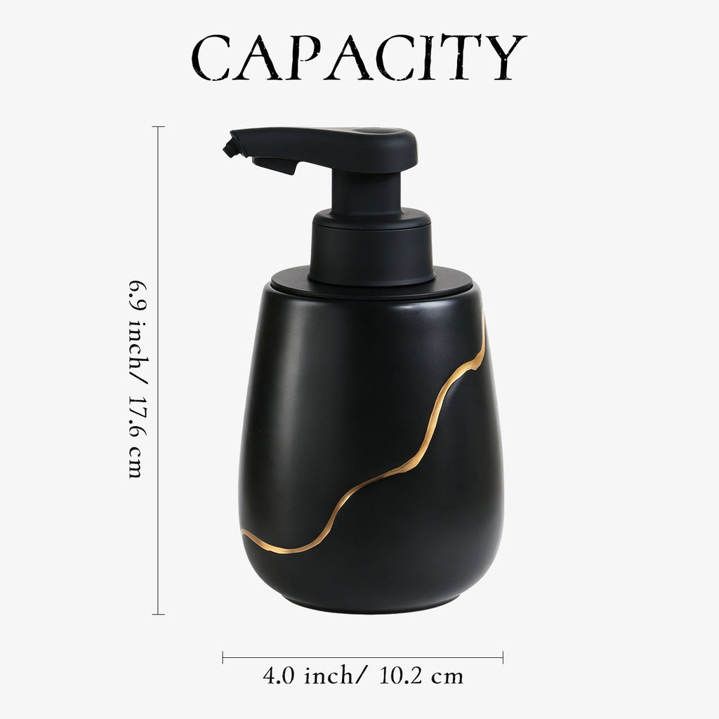 BosilunLife Nordic Garden Automatic Foaming Soap Dispenser 17 oz Recycled Eco-Clay-3