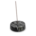Incense Holder - Black Marble-0