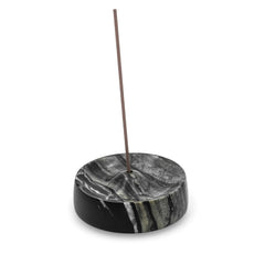 Incense Holder - Black Marble-0