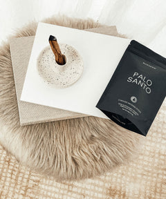 Palo Santo Holder - White-1