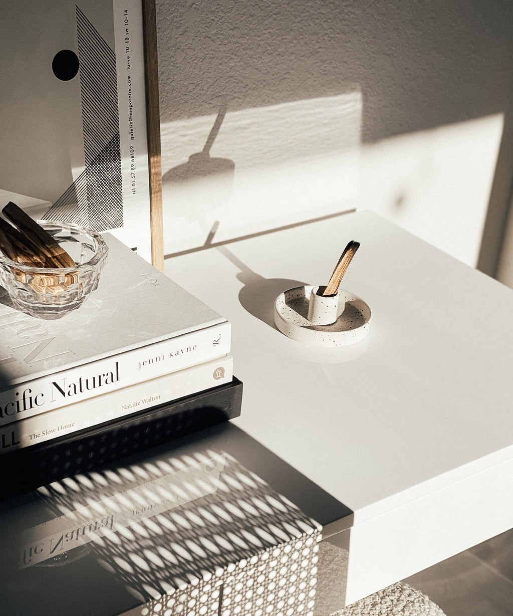 Palo Santo Holder - White-2