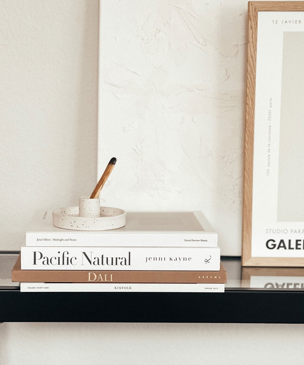 Palo Santo Holder - White-3