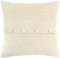 Ivory Corduroy Throw Pillow
