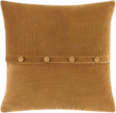 Modern Scalloped Corduroy Throw Pillow