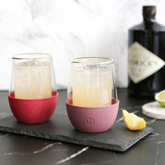 Stripes & Dusty Rose 8 Oz