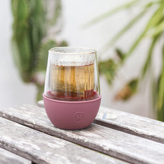 Stripes & Dusty Rose 8 Oz