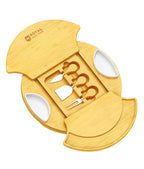 Rotating Cheese Board With Knives-1