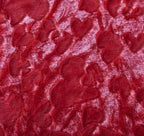DaDa Bedding Candy Apple Red Faux Fur Pillow Cover-1
