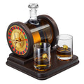 Casino Roulette Whiskey Decanter for Men, Husband, Him | 67.6 OZ-0
