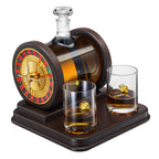 Casino Roulette Whiskey Decanter for Men, Husband, Him | 67.6 OZ-0