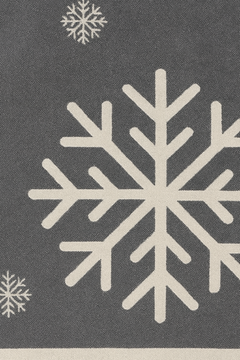 Christmas Reindeer Snowflake Turkish Cotton Throw Blanket 56×72 – Soft Organic Holiday Decor Gift-4