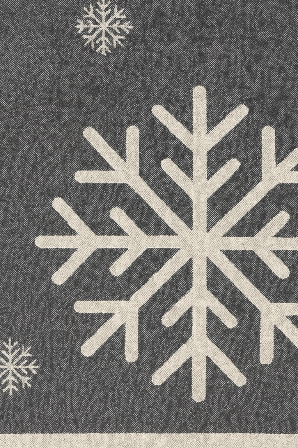 Christmas Reindeer Snowflake Turkish Cotton Throw Blanket 56×72 – Soft Organic Holiday Decor Gift-4