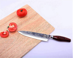 Damascus VG10 Chef Knife - Hammered Blade
