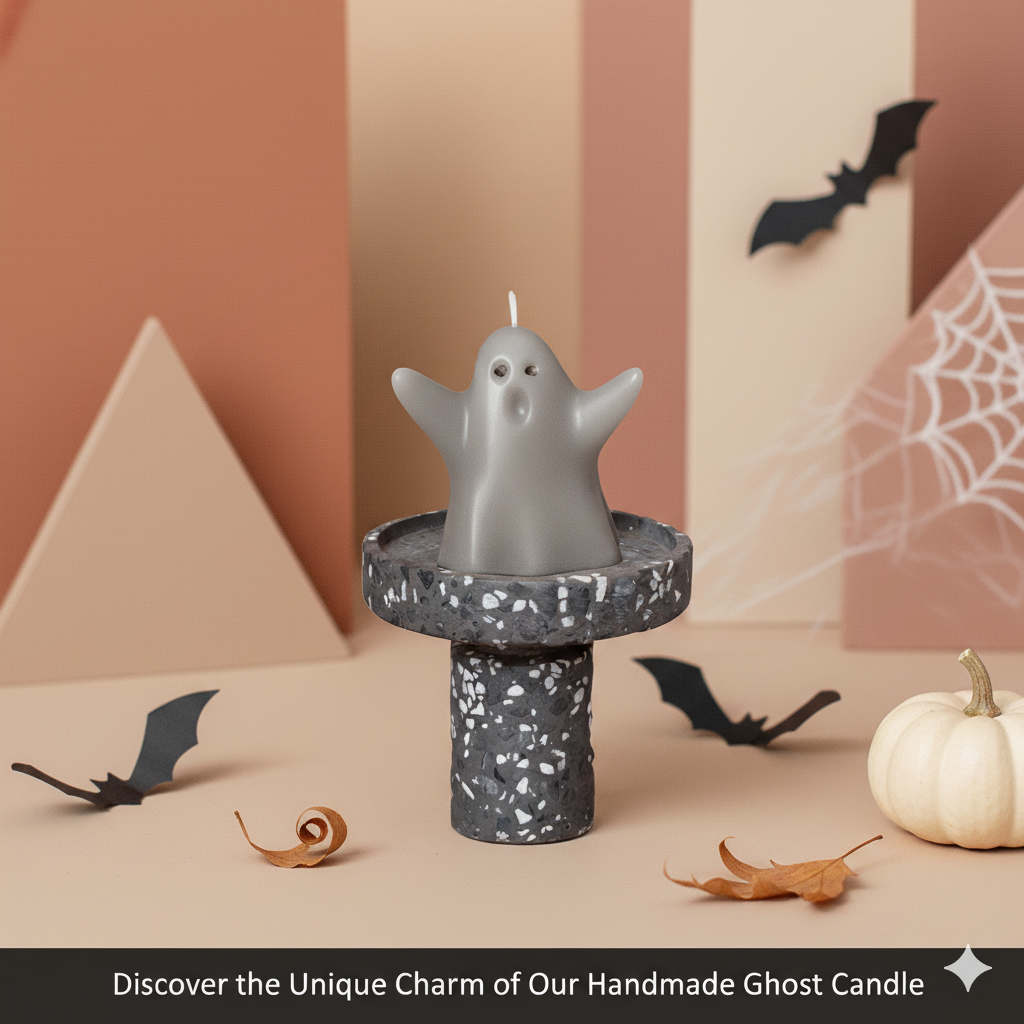 Ghost Candle |  Halloween Decor-2