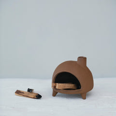 Terracotta Chimney Incense & Smudge Stick Burner (Shipping fees may apply)-1