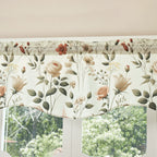 DaDalogy Enchanted Meadow Bed in a bag Set - Victoria Garden Delicate Floral Symphony in Beige, Rose, and Soft Green, Luxuriously Soft Quilted Set-4