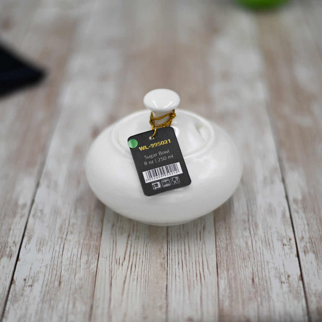 White Sugar Bowl 8 Oz | 250 Ml-1