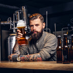 The Wine Savant 2-Set, Dumbbell Beer & Whiskey Glasses, Giant Lifting Beers 26oz Glass-2