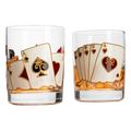 Playing Cards Drinking Glasses - Set of 2-0