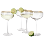 Coupe Cocktail Glasses 7 oz, Set of 4 Classic-0