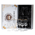 The Wine Savant Crystal Set of 6 Grappa Glasses 3oz-0